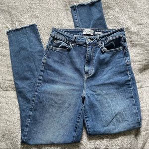 New Look Lift and Shape Distressed Mom Jeans